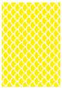 Printed Wafer Paper - Fish Scale Yellow